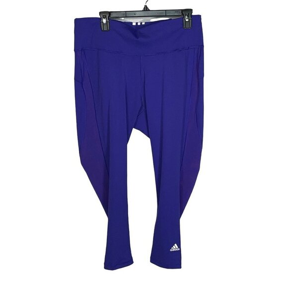 NWT ADIDAS Believe This 2.0 Prime Blue 7/8 Leggings - Blue/reddish - Size: 2X - Picture 9 of 12